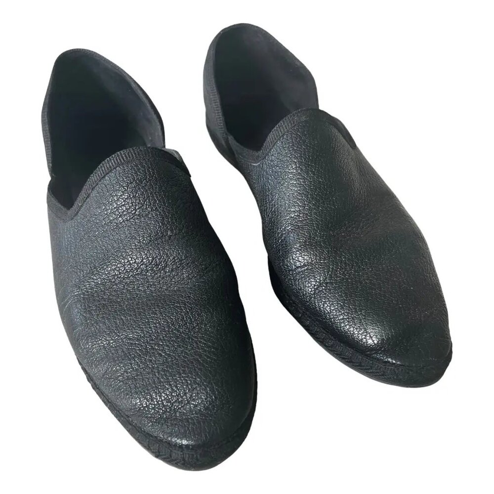 The Row // Leather Flats